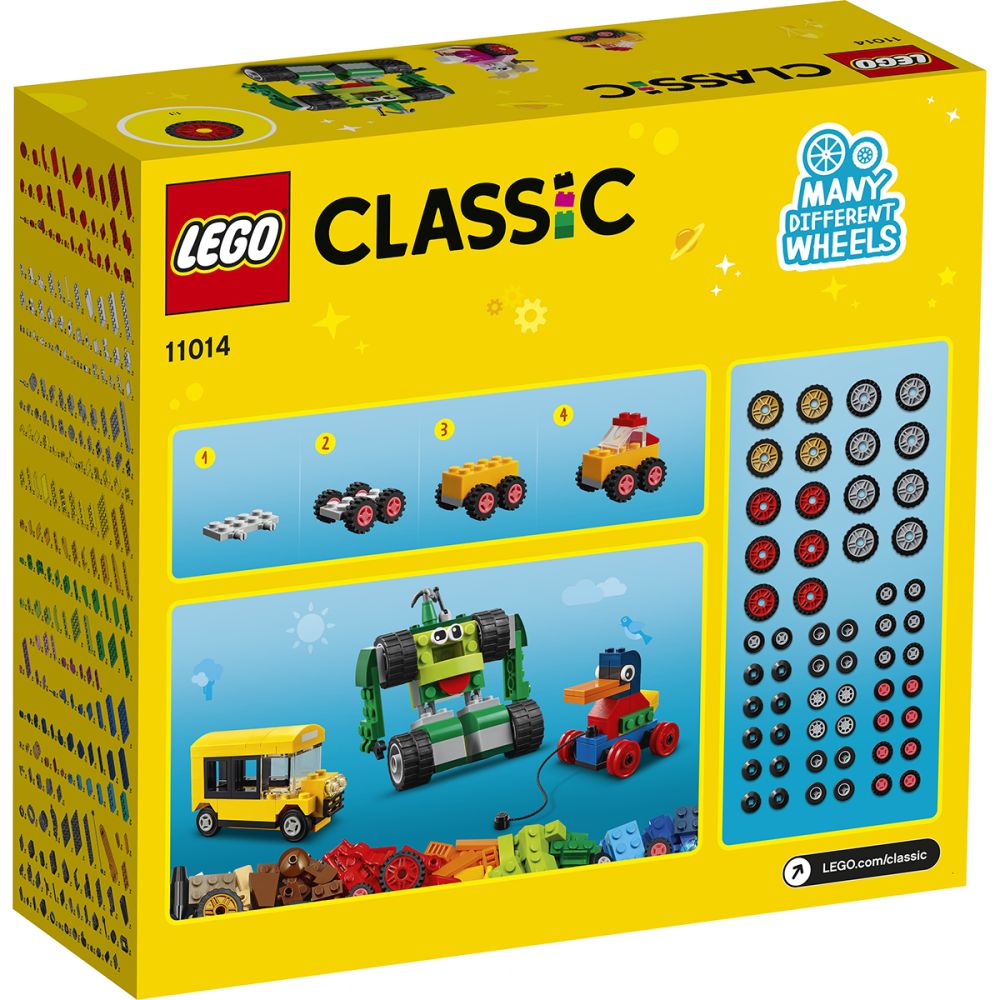 LEGO® Classic - Тухлички и колела (11014)