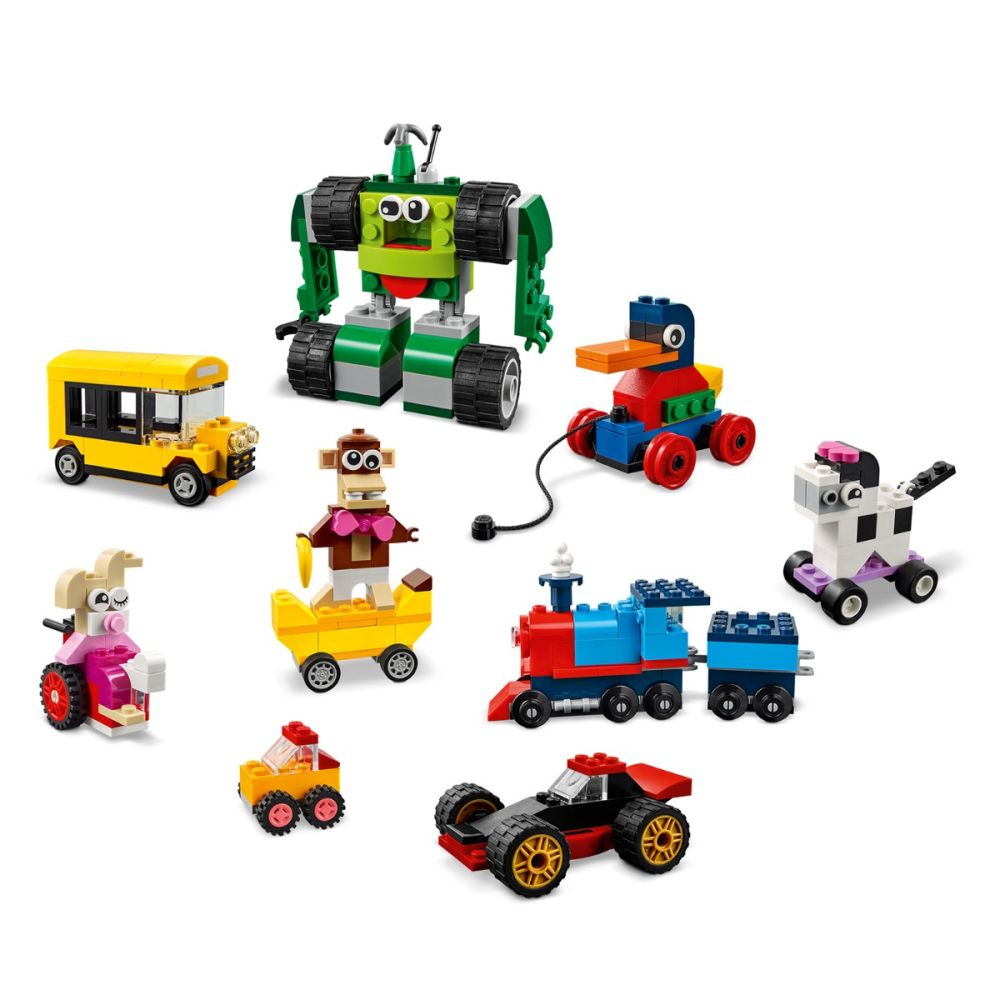 LEGO® Classic - Тухлички и колела (11014)