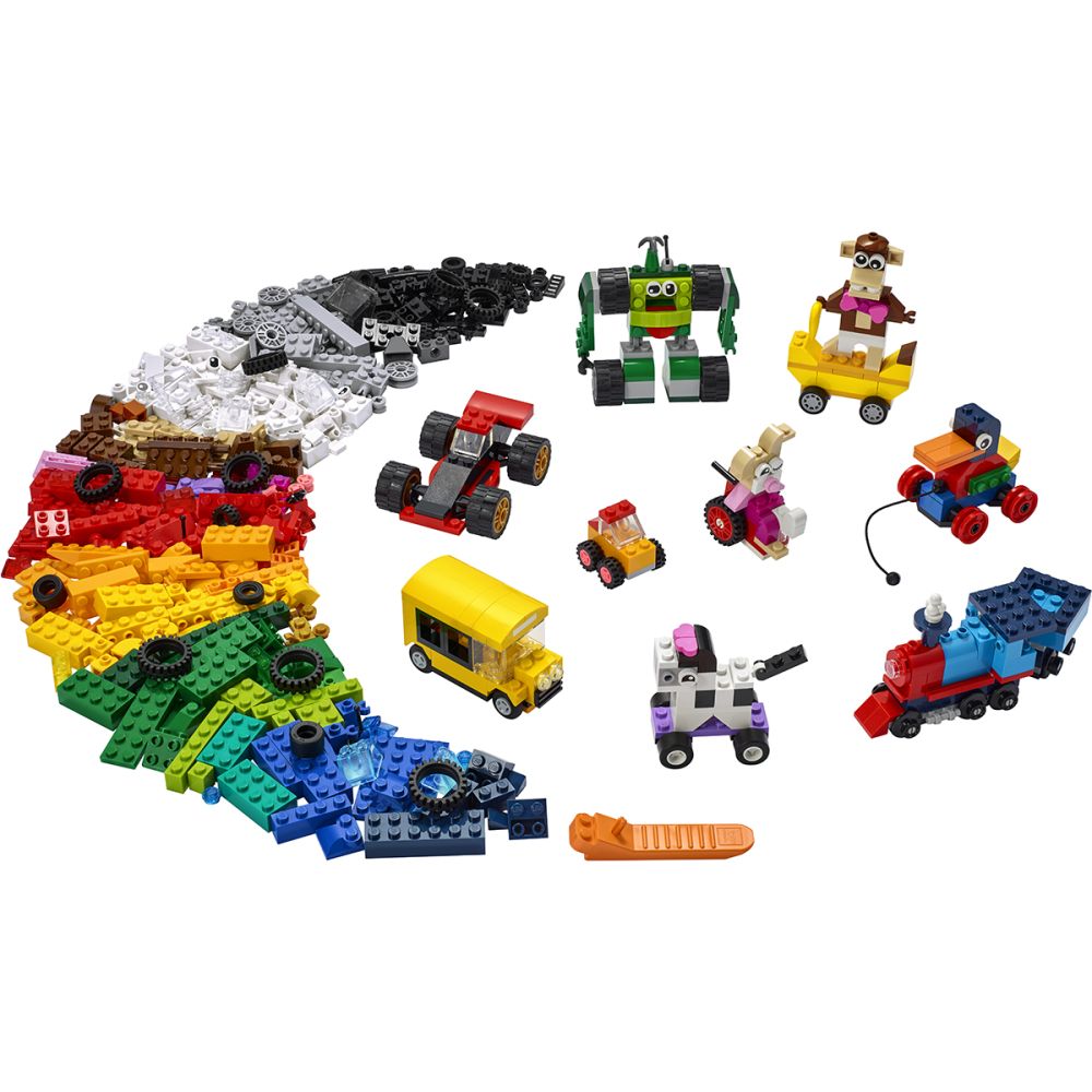 LEGO® Classic - Тухлички и колела (11014)