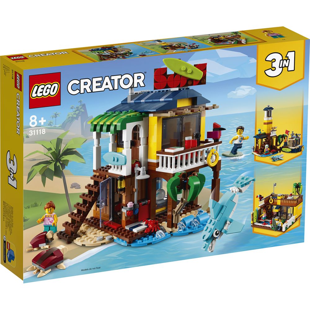 LEGO® Creator - Плажна къща за сърф (31118)