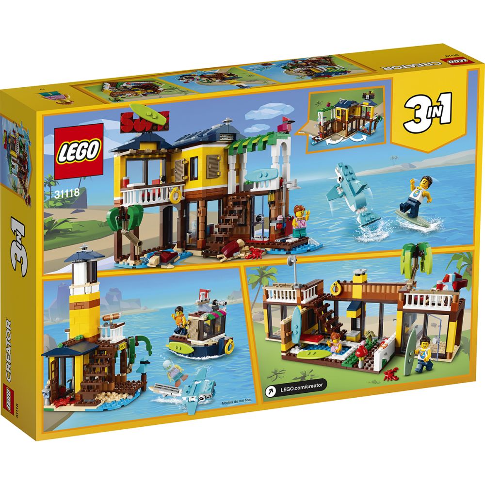 LEGO® Creator - Плажна къща за сърф (31118)