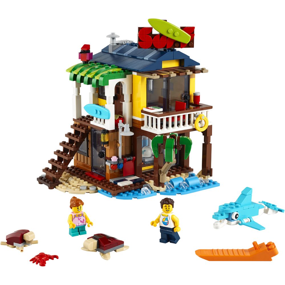 LEGO® Creator - Плажна къща за сърф (31118)