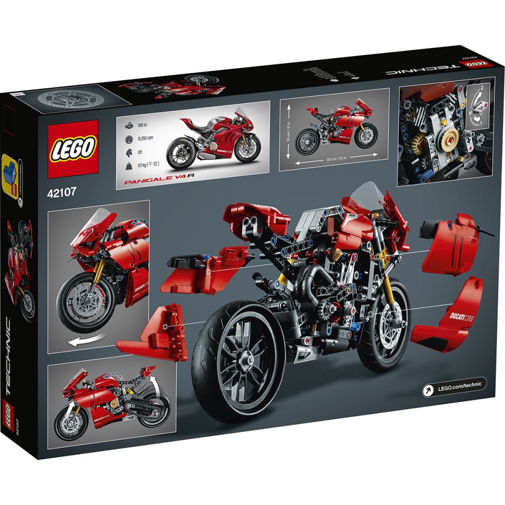 LEGO® Technic - Мотоциклет Ducati Panigale V4 R (42107)