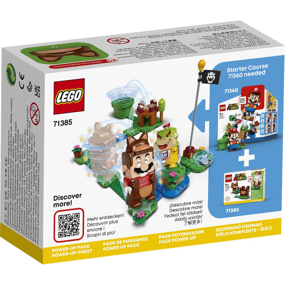 LEGO® Super Mario - Силов костюм: Марио Тануки (71385)