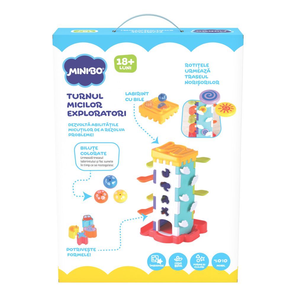 Образователна играчка, Minibo, Кула с активности
