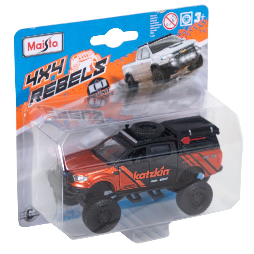 Количка 4X4 Rebels Maisto, Jeep, Червена, 1:64