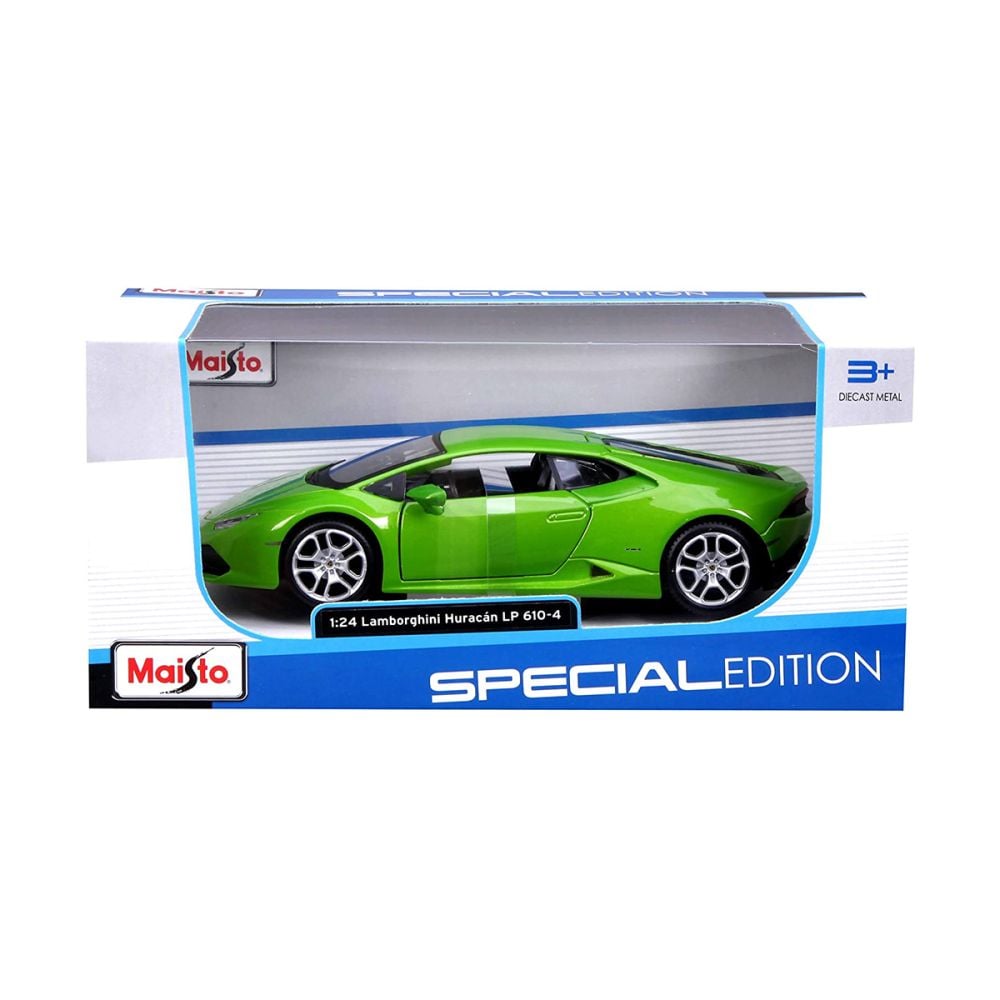Количка Maisto Lamborghini Huracan LP 610-4,1:24, Зелена