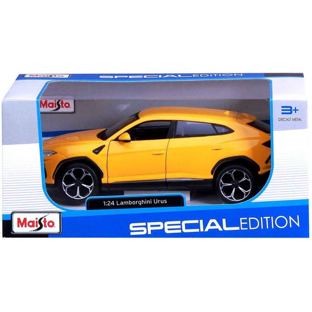 Количка Maisto Lamborghini Urus, 1:24, Жълта