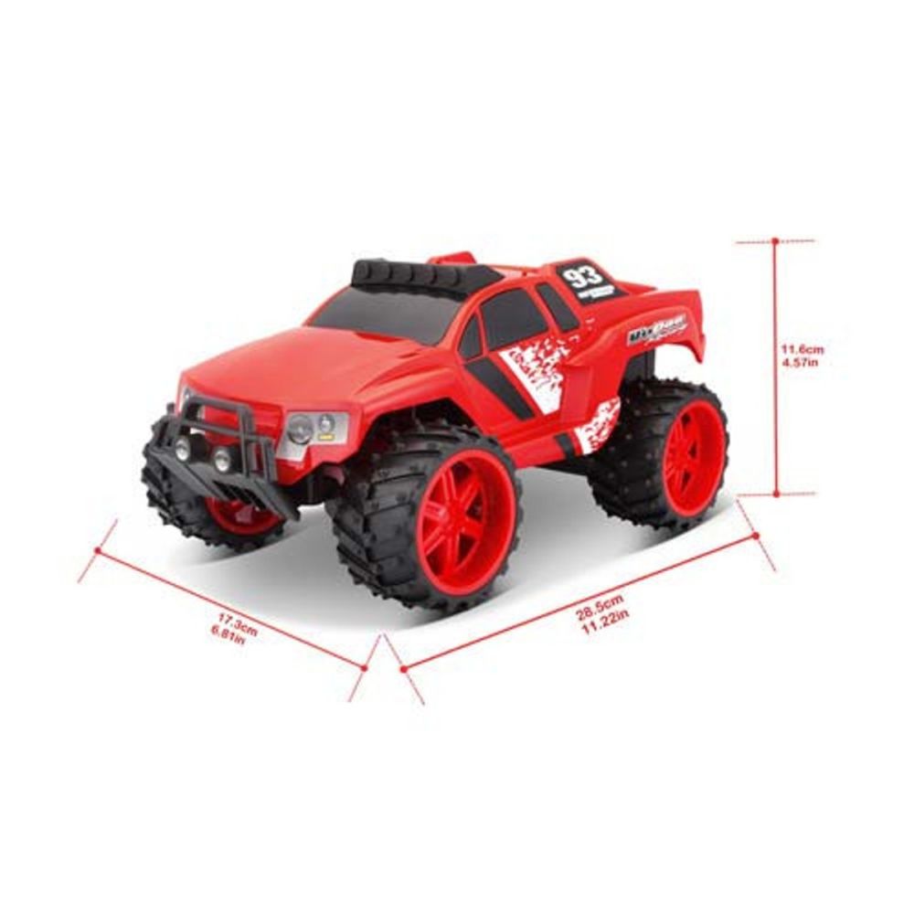 Количка с дистанционно, Maisto, Off Road Vudoo, 1:16, Червена