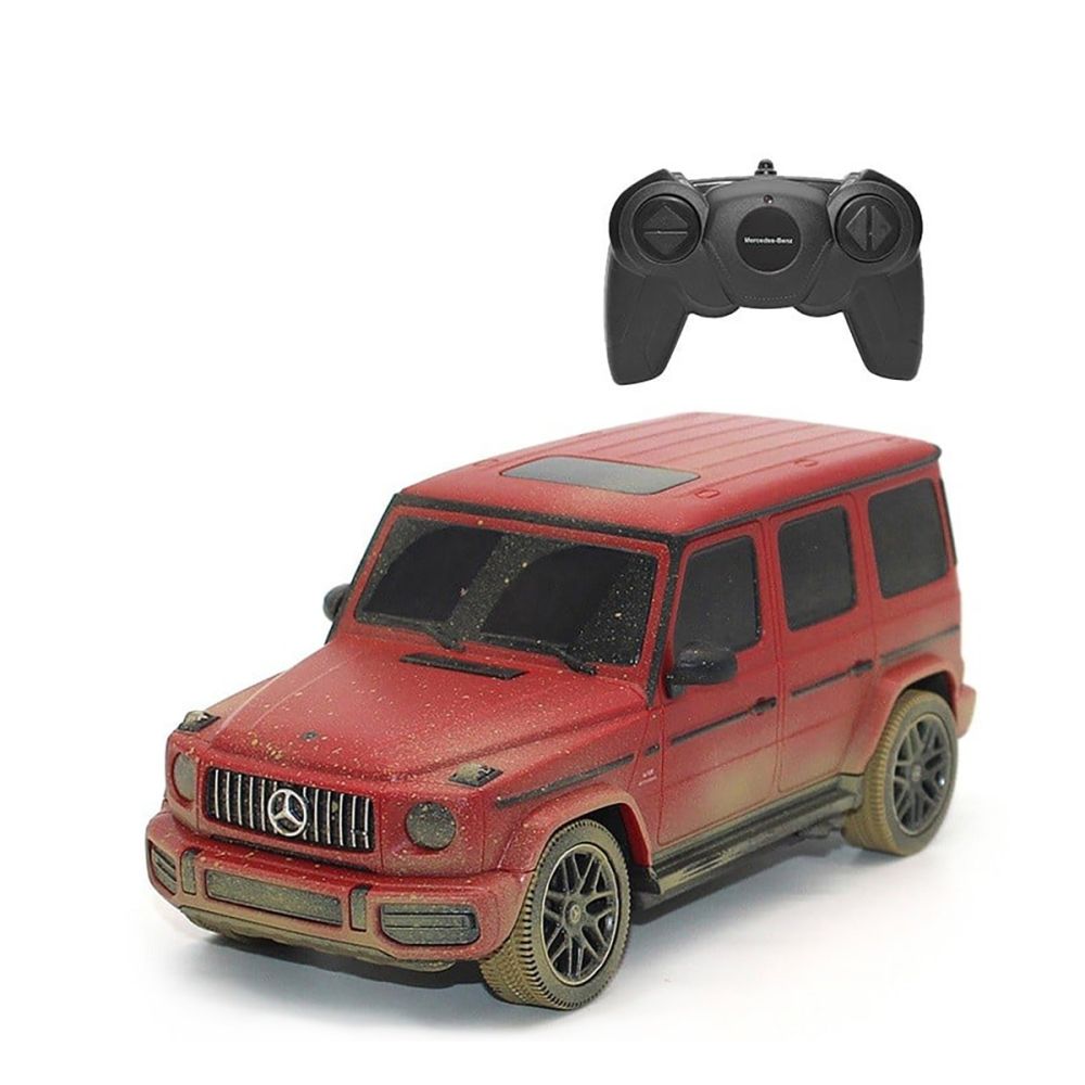 Количка с дистанционно Rastar, Mercedes-Benz G63 AMG, 1:24, Червен