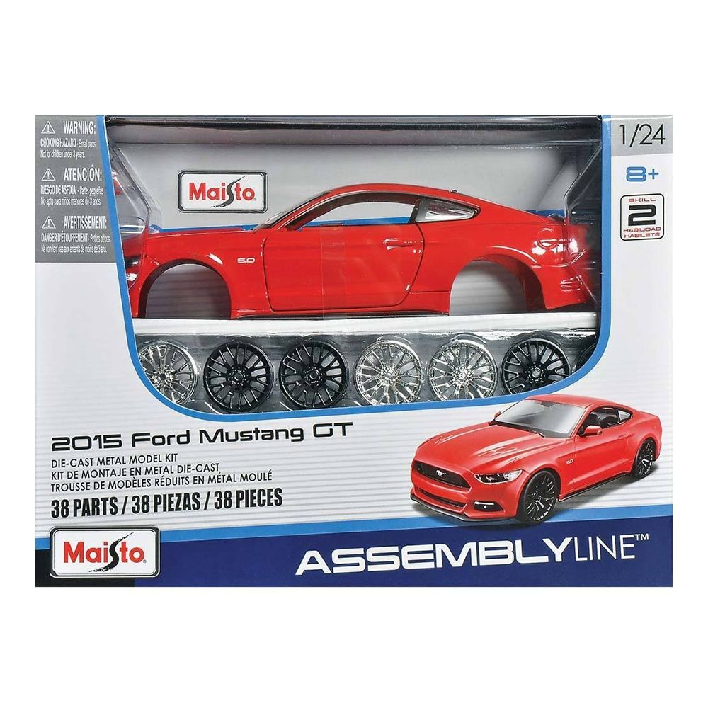 Количка Maisto Kit Model - Ford Mustang 2015 1:24
