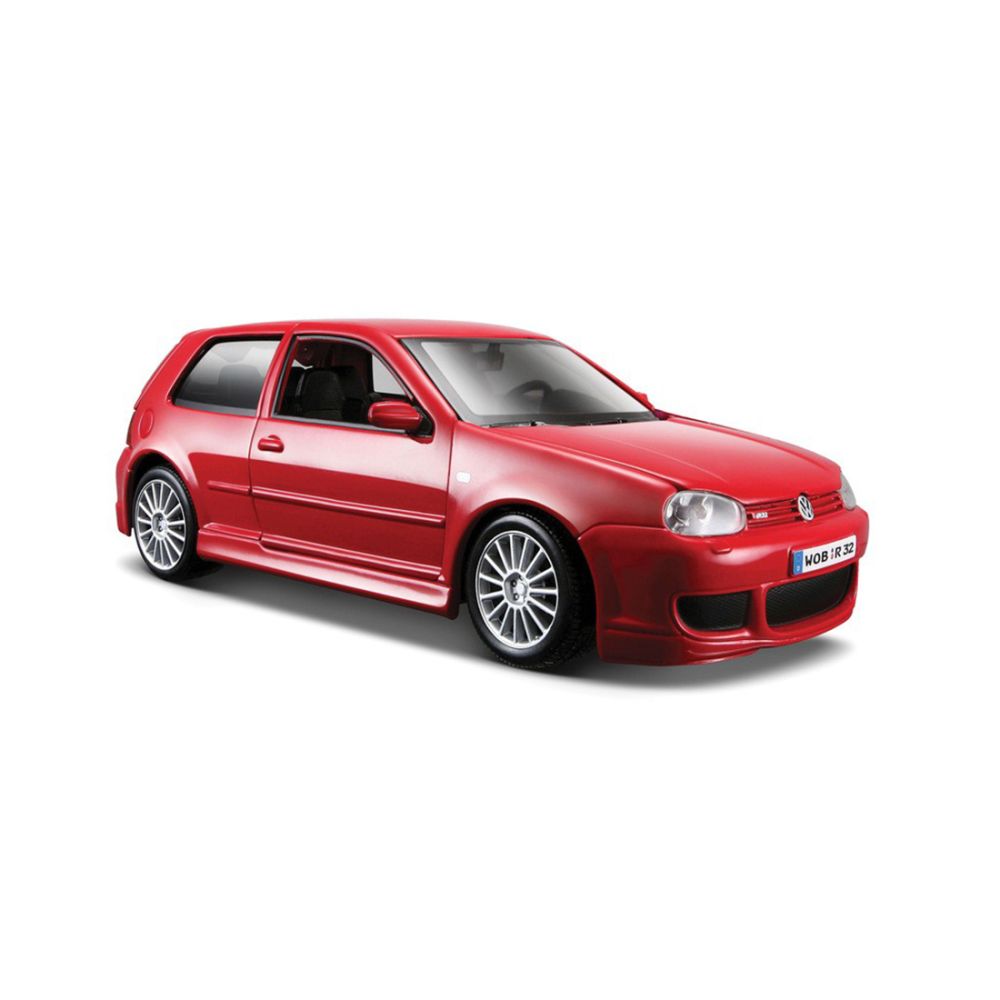 Количка Maisto Volkswagen Golf R32 1:24, Червена