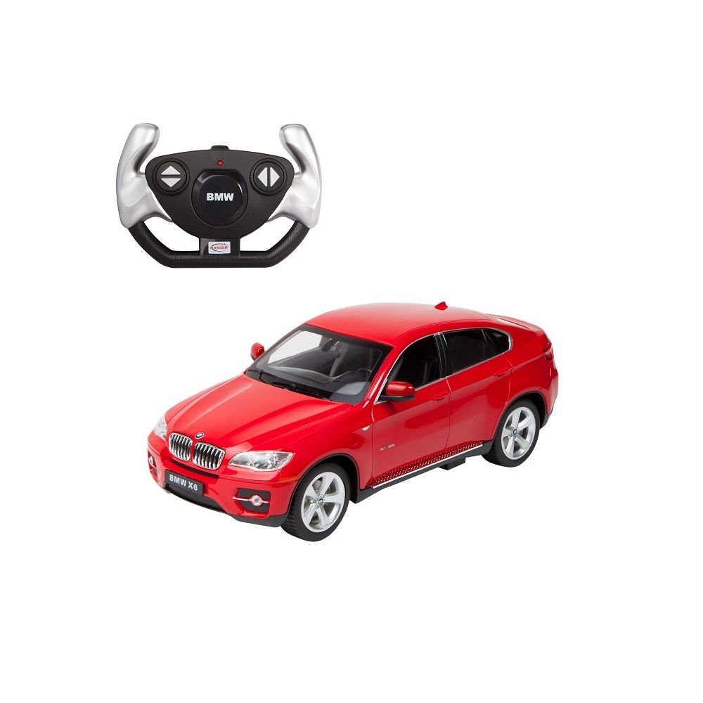 Автомобил с дистанционно Rastar BMW X6 1:14, Червена