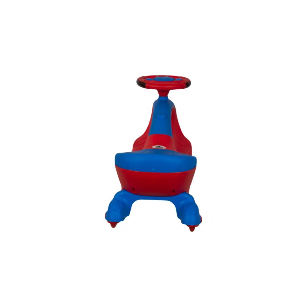 Количка без педали със светлини и звуци Qitong Swing Car, Червена