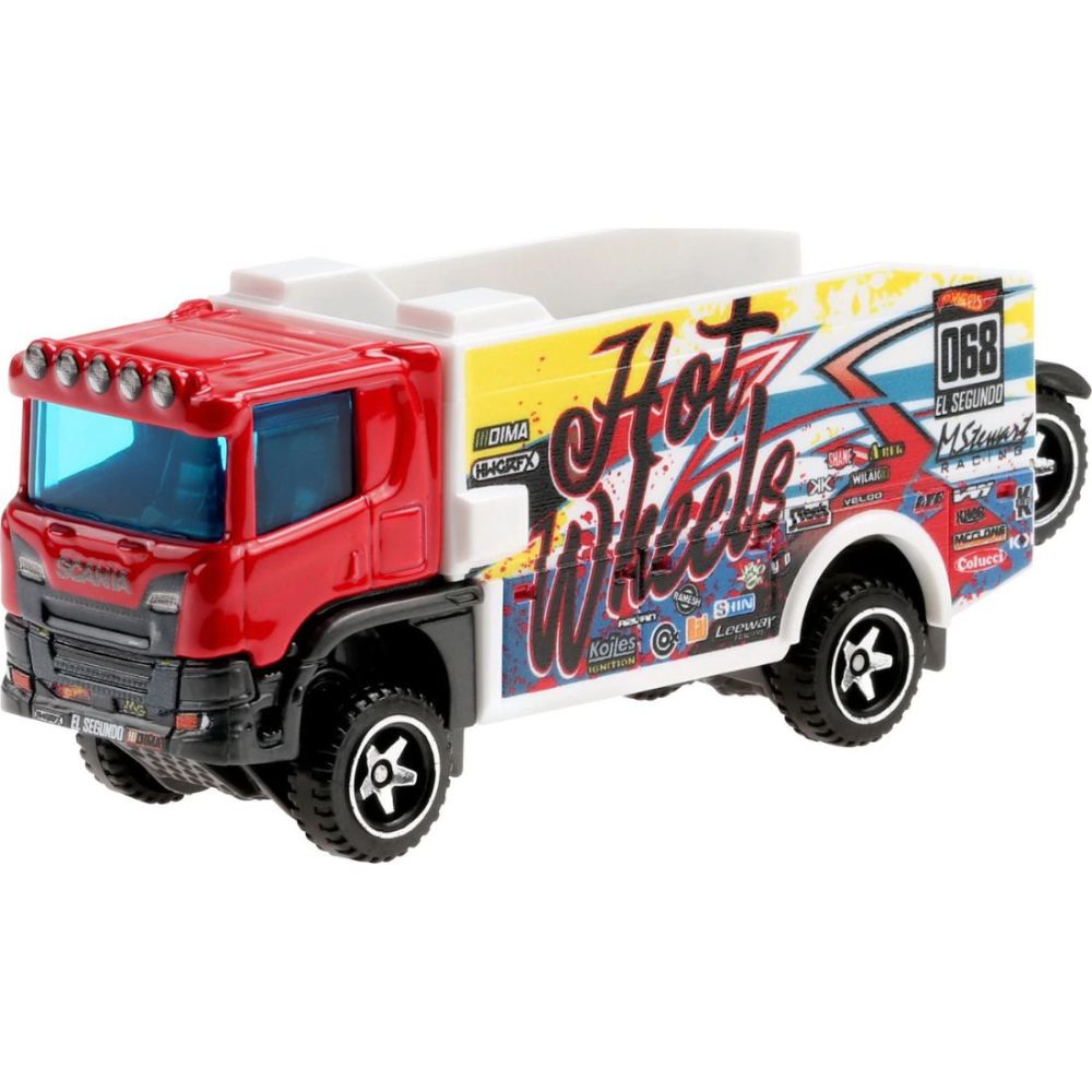 Количка Hot Wheels, Track Stars, Scania Rally Truck