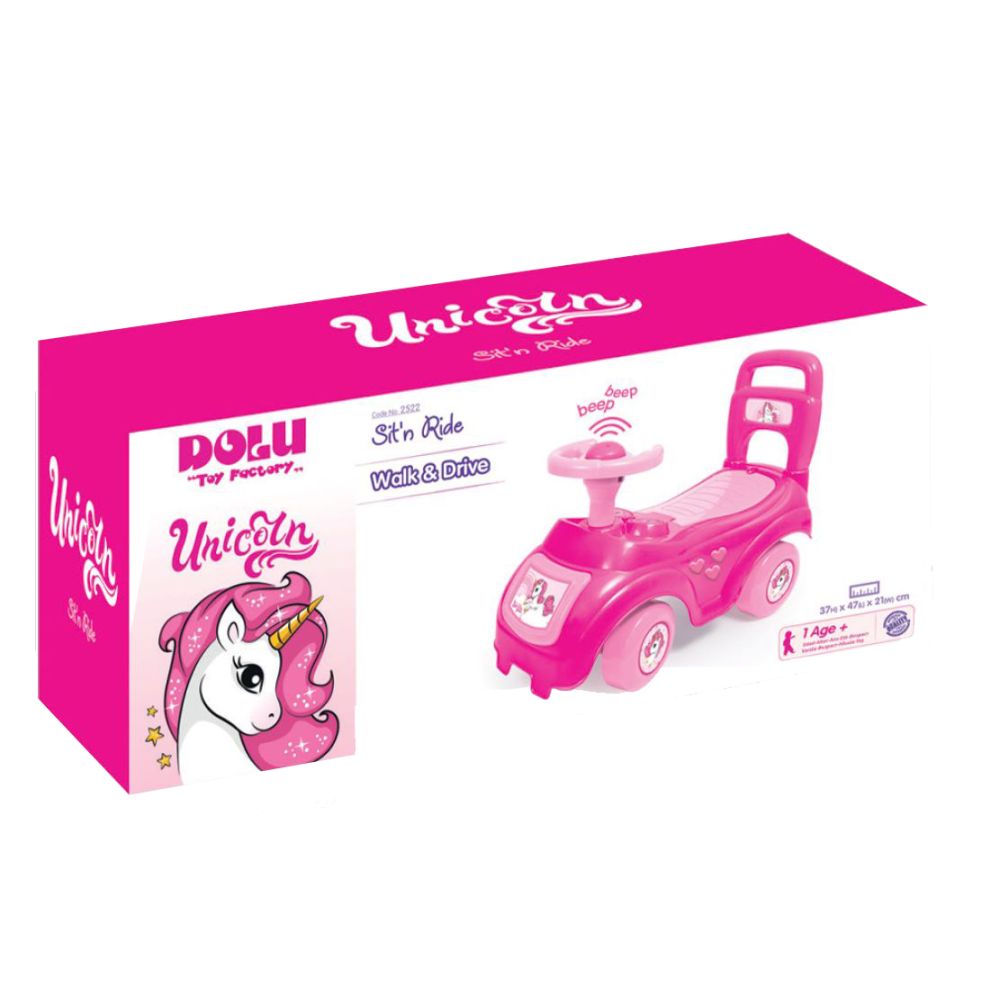 Количка Sit and Ride Mini Ranger Dolu Еднорог