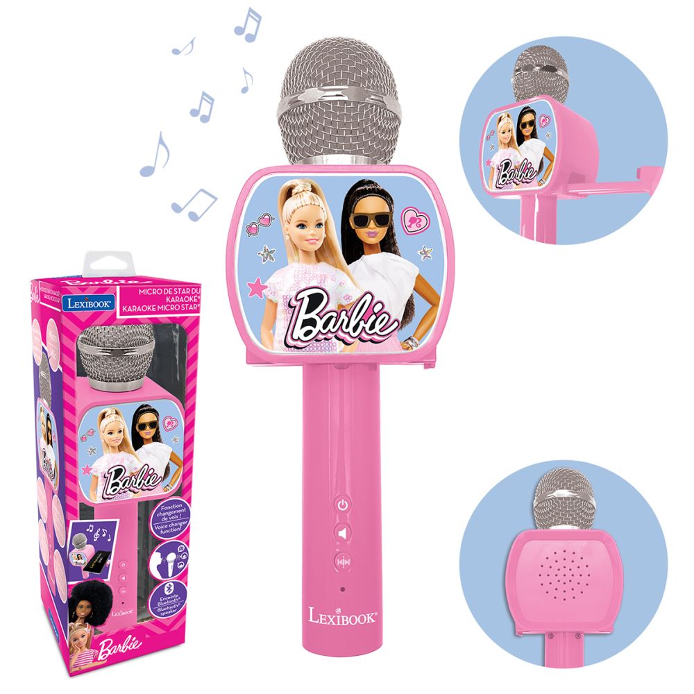 Безжичен микрофон Lexibook, Barbie