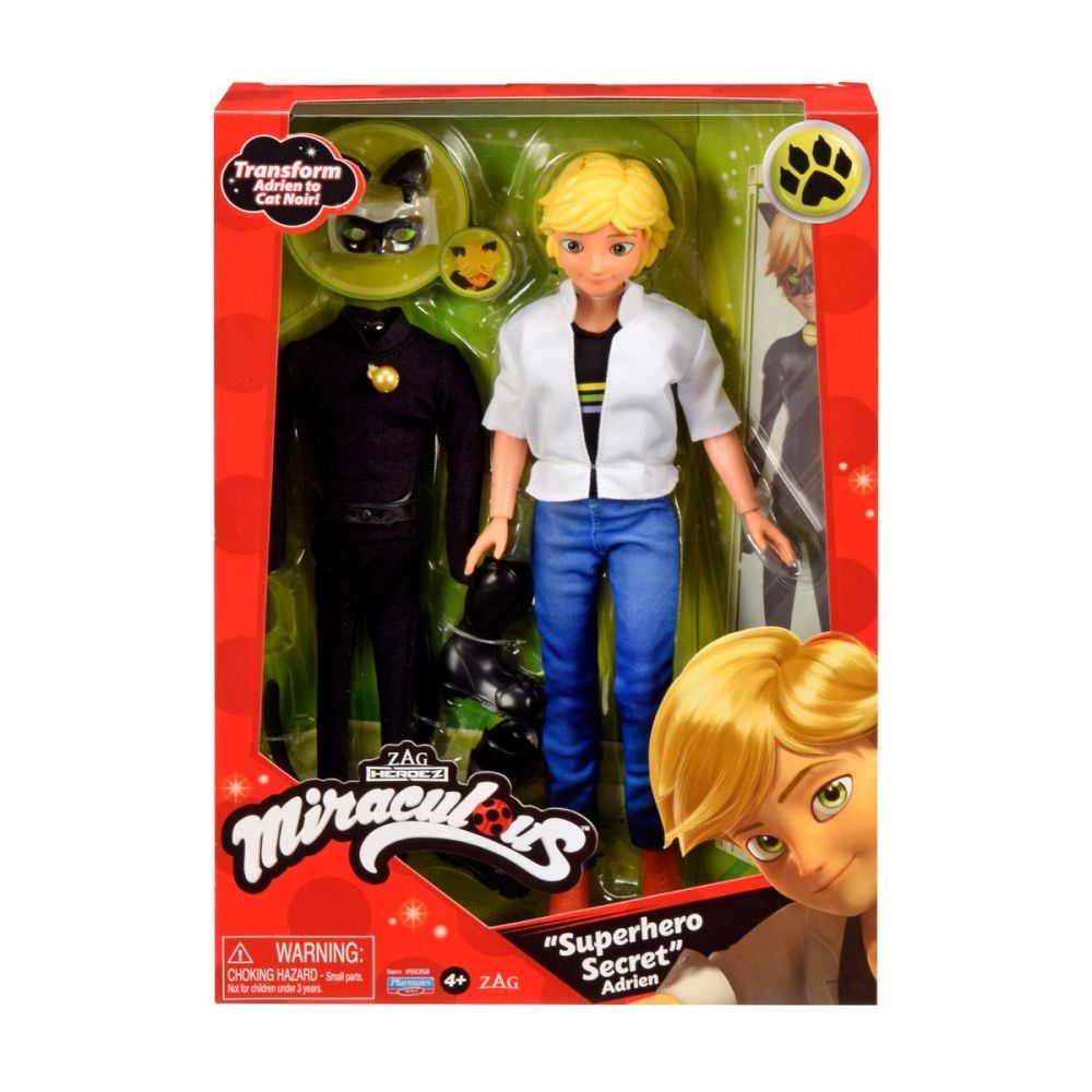 Кукла Адриен с дрехи за преобличане, Miraculous Ladybug, 30 см
