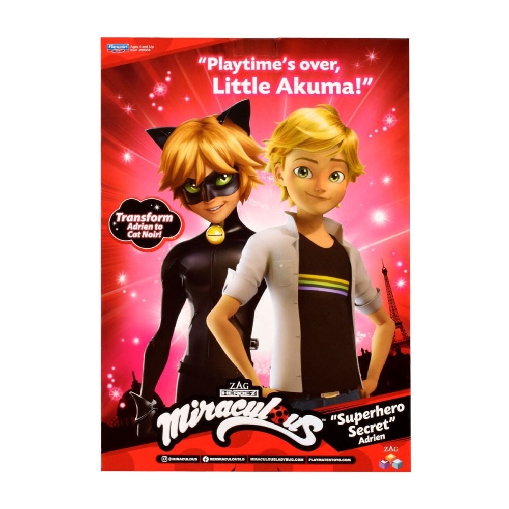 Кукла Адриен с дрехи за преобличане, Miraculous Ladybug, 30 см