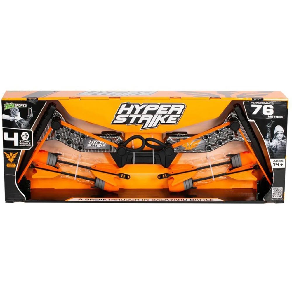 Лък с 4 стрели, Zing, Hyper Strik, Оранжев