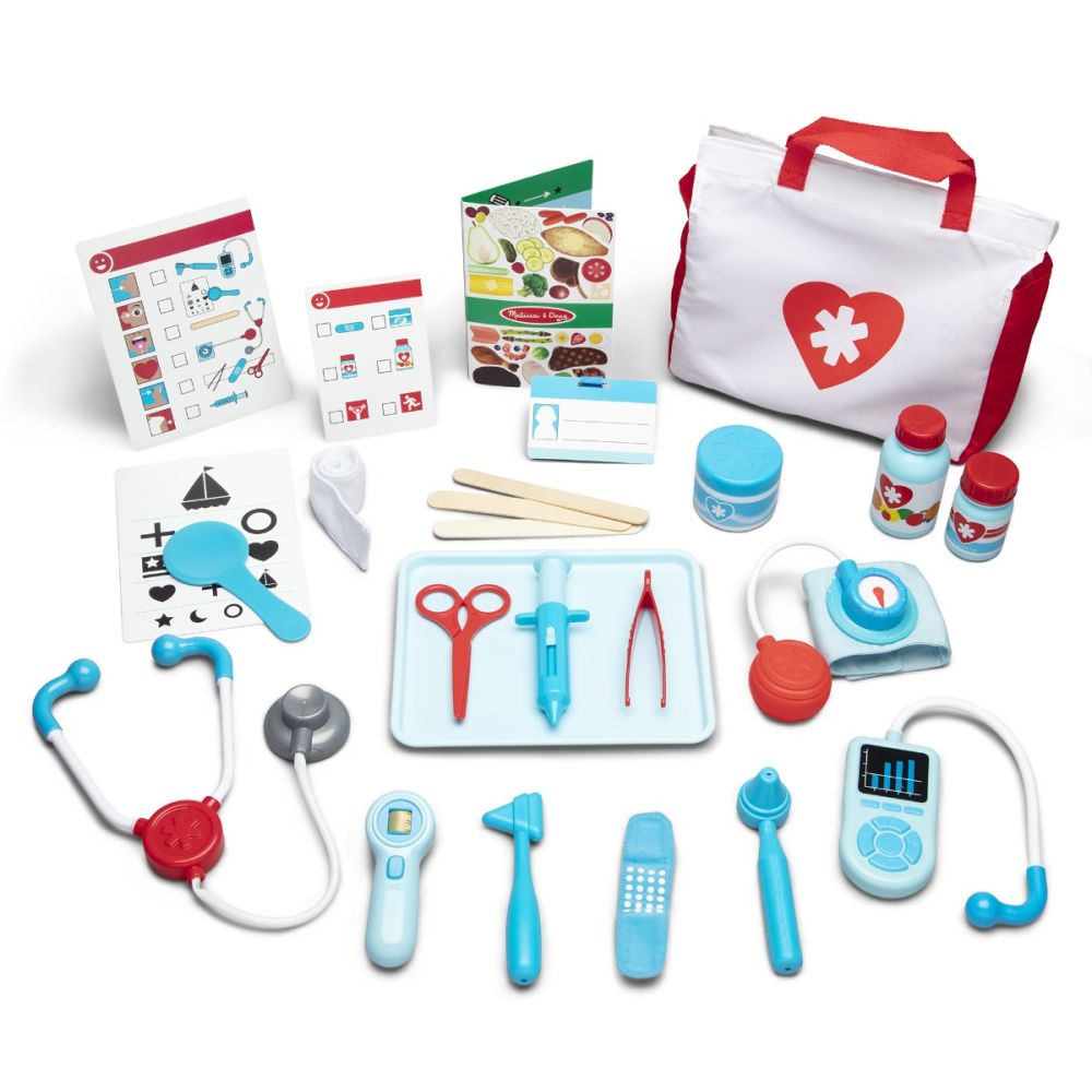 Комплект за игра, Melissa & Doug, При доктора, 25 части, 6074884
