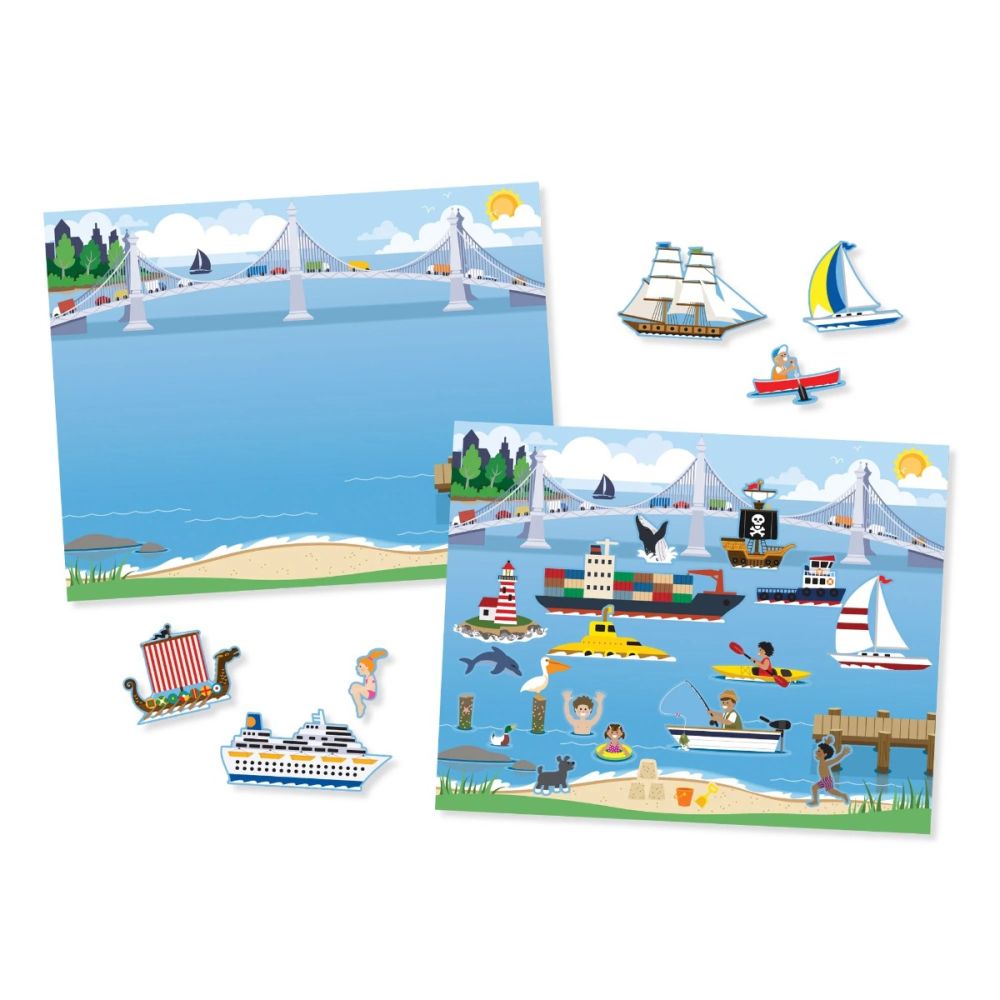 Комплект стикери за многократна употреба, Melissa & Doug, Превозни Средства