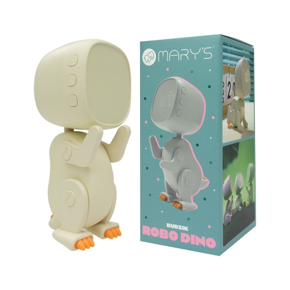Будилник, Marys, Robo Dino, Бял
