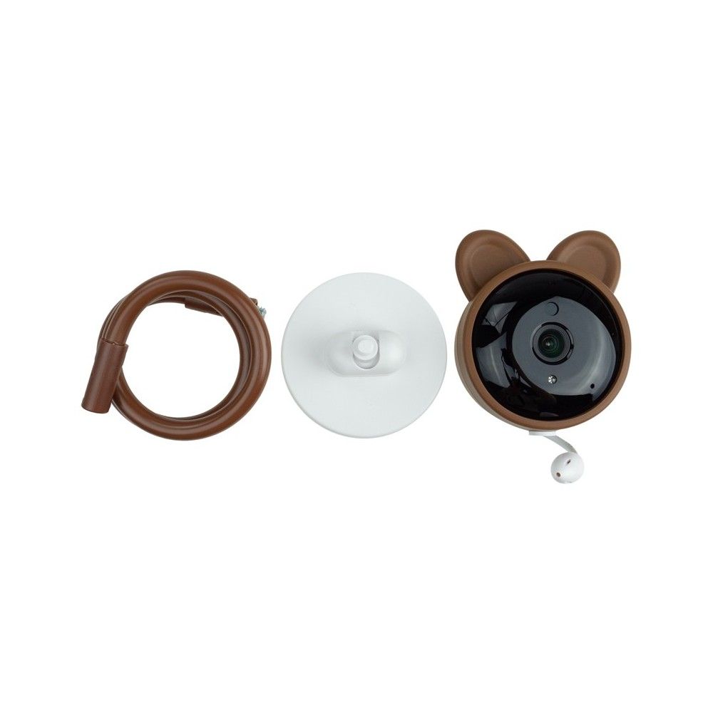 Бебешка видеокамера, Marys, Brown Bear, Tuya Wifi, Кафява