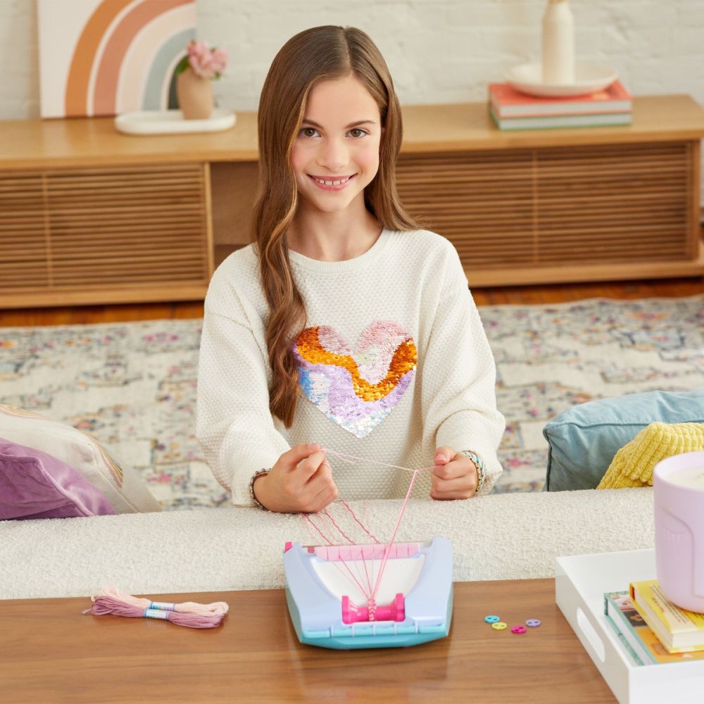 Комплект за създаване на 20 гривни, Make It Real, Friendship Bracelet Maker, 100 броя