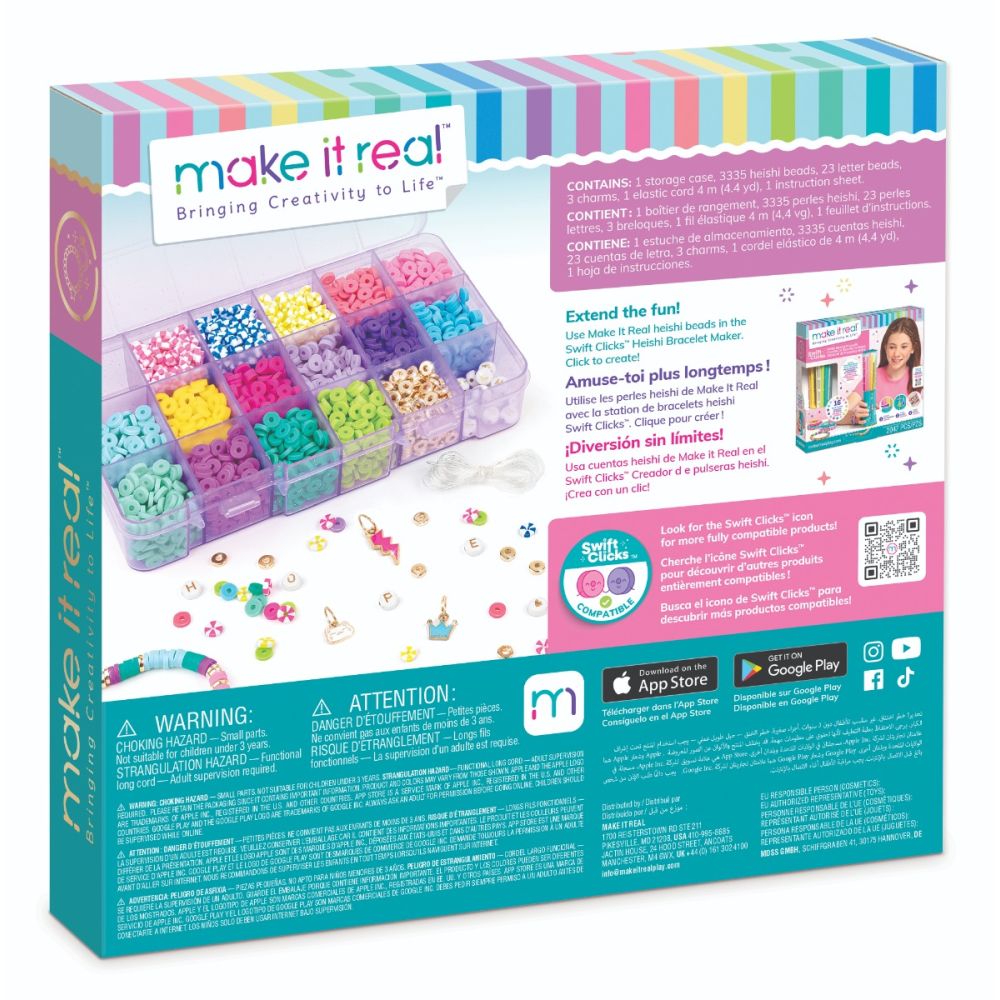 Комплект мъниста в кутия, Make It Real, Heishi Craze, 3364 части