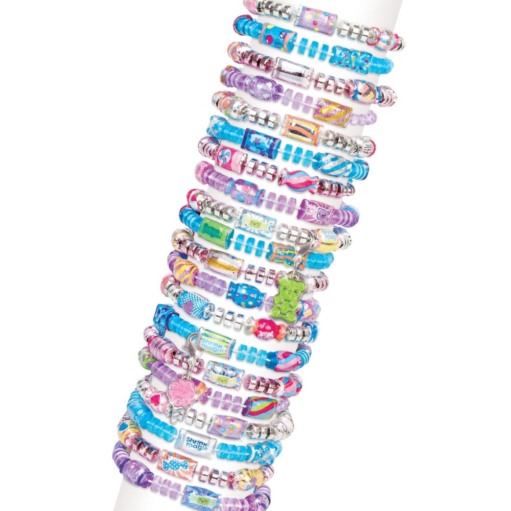 Комплект за създаване на 20 гривни, Make It Real, Candy Shop Bracelet, 256 части