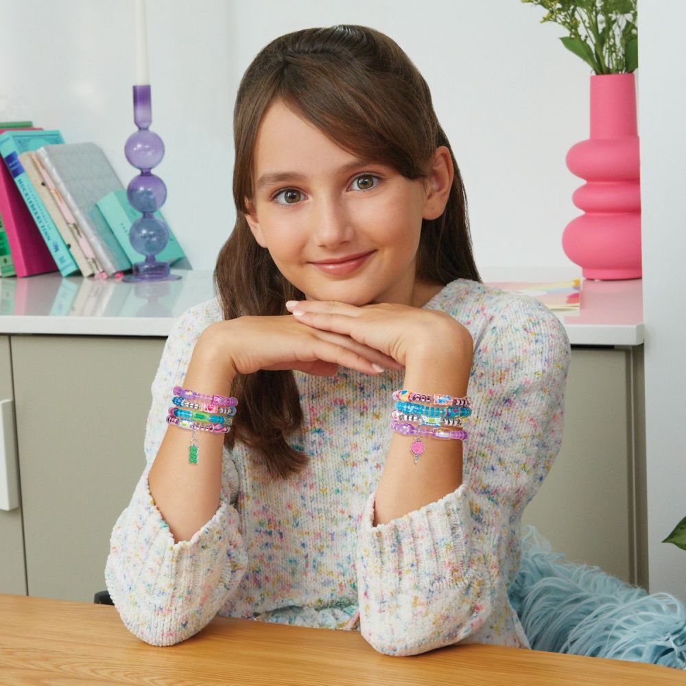 Комплект за създаване на 20 гривни, Make It Real, Candy Shop Bracelet, 256 части