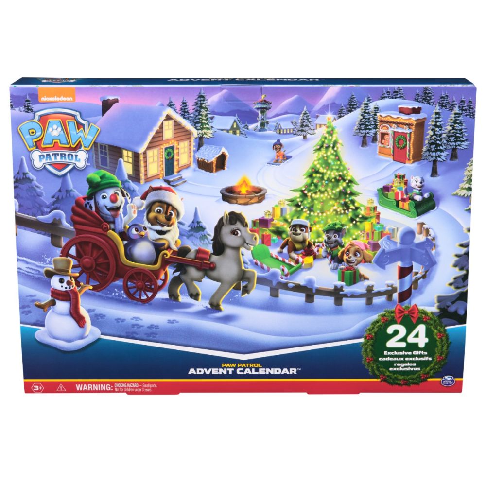 Адвент календар, Paw Patrol, 24 фигурки и аксесоари изненада