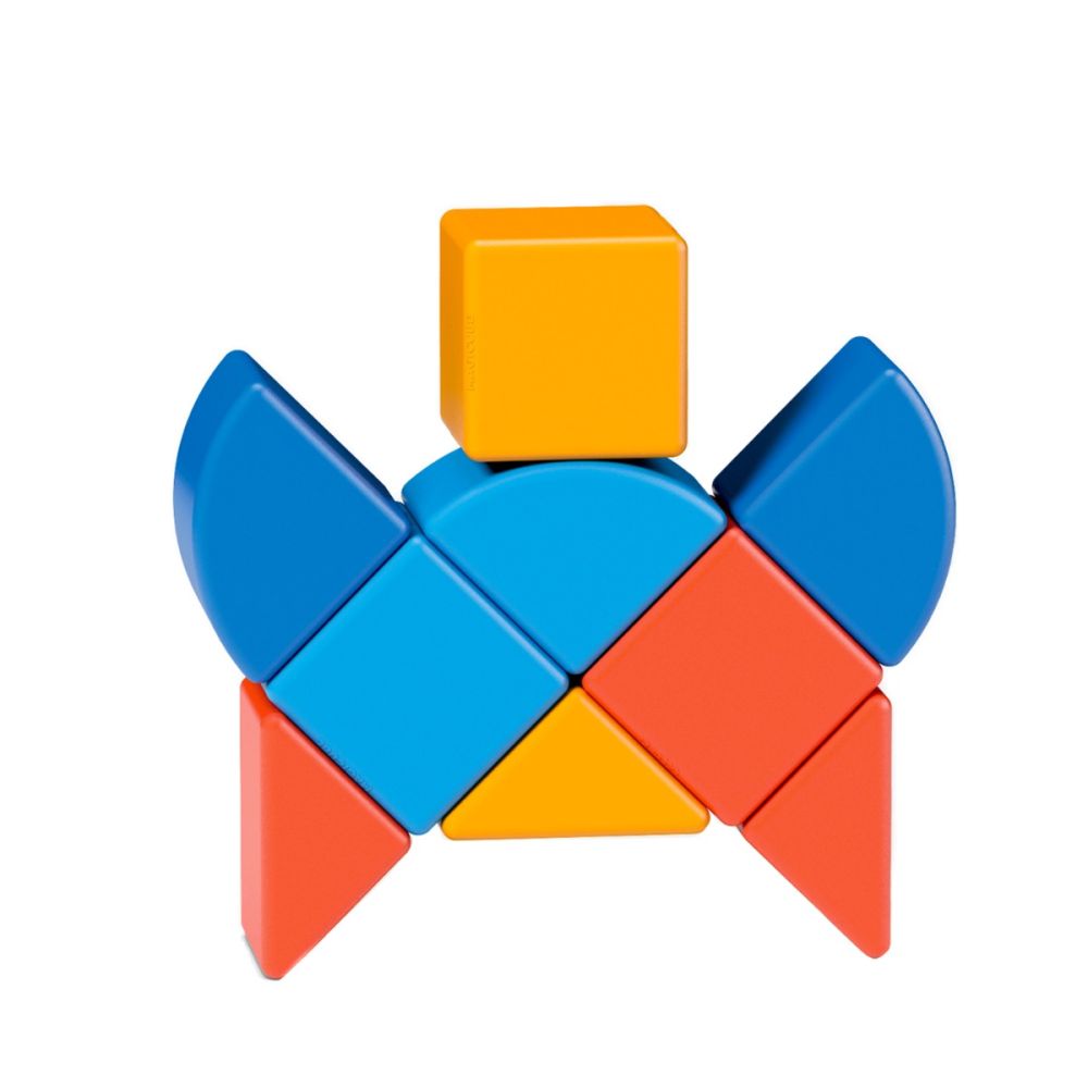 Строителна игра Geomag, Magnetic Magic Blocks Животни, 9 части
