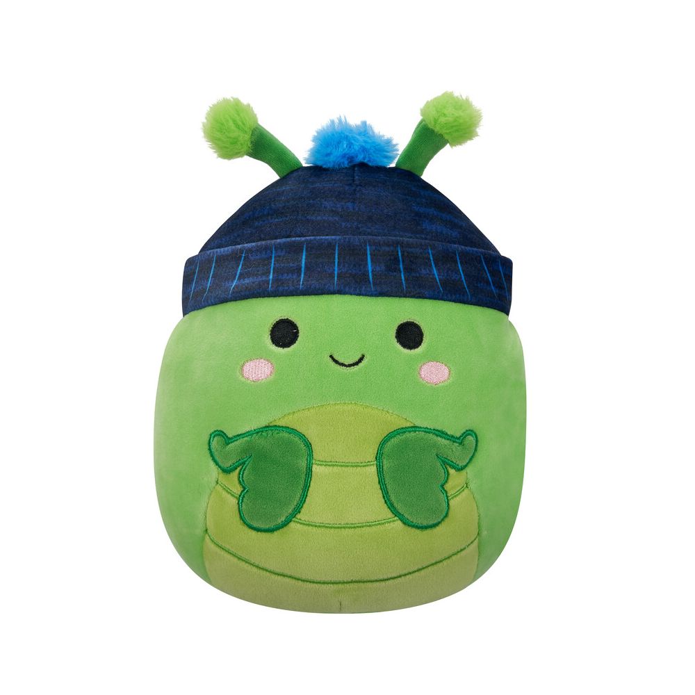 Плюшена играчка, Squishmallows, Щурчето Trenton със синя шапка, 19 см