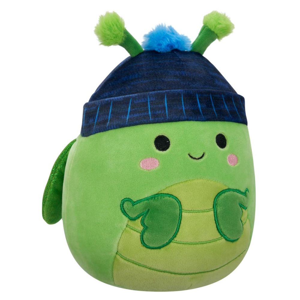 Плюшена играчка, Squishmallows, Щурчето Trenton със синя шапка, 19 см