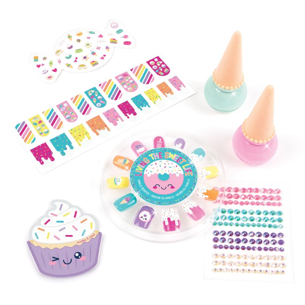 Комплект за маникюр с аксесоари, Make It Real, Nail Candy, 19 части