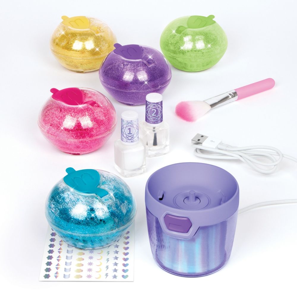 Комплект за маникюр с блясък, Make It Real, Party Nails, 11 части