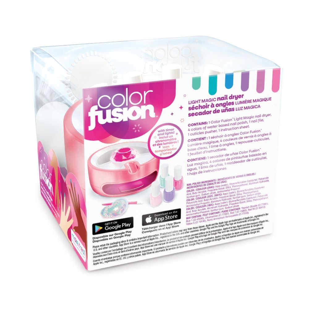 Комплект за маникюр с лампа Make It Real Color Fusion, 8 части