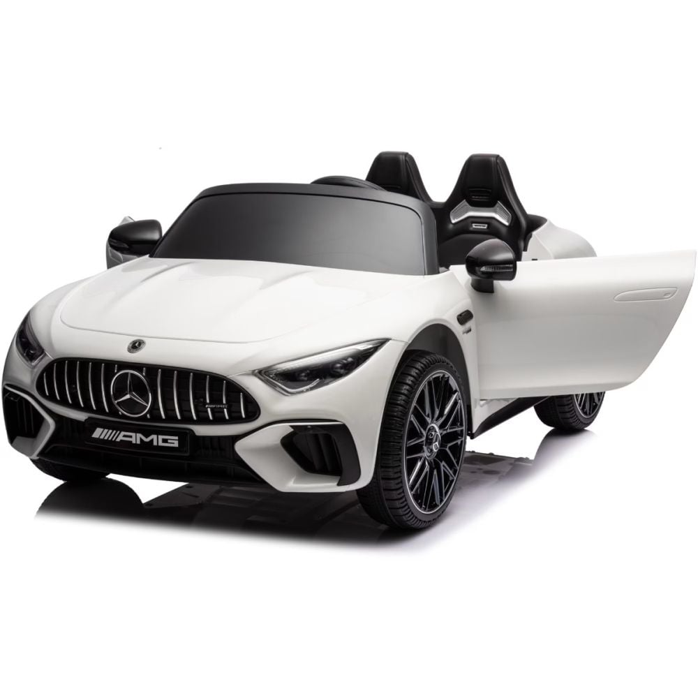 Електрическа кола с дистанционно, Mercedes-Benz AMG Sl63 10.8V, Бяла