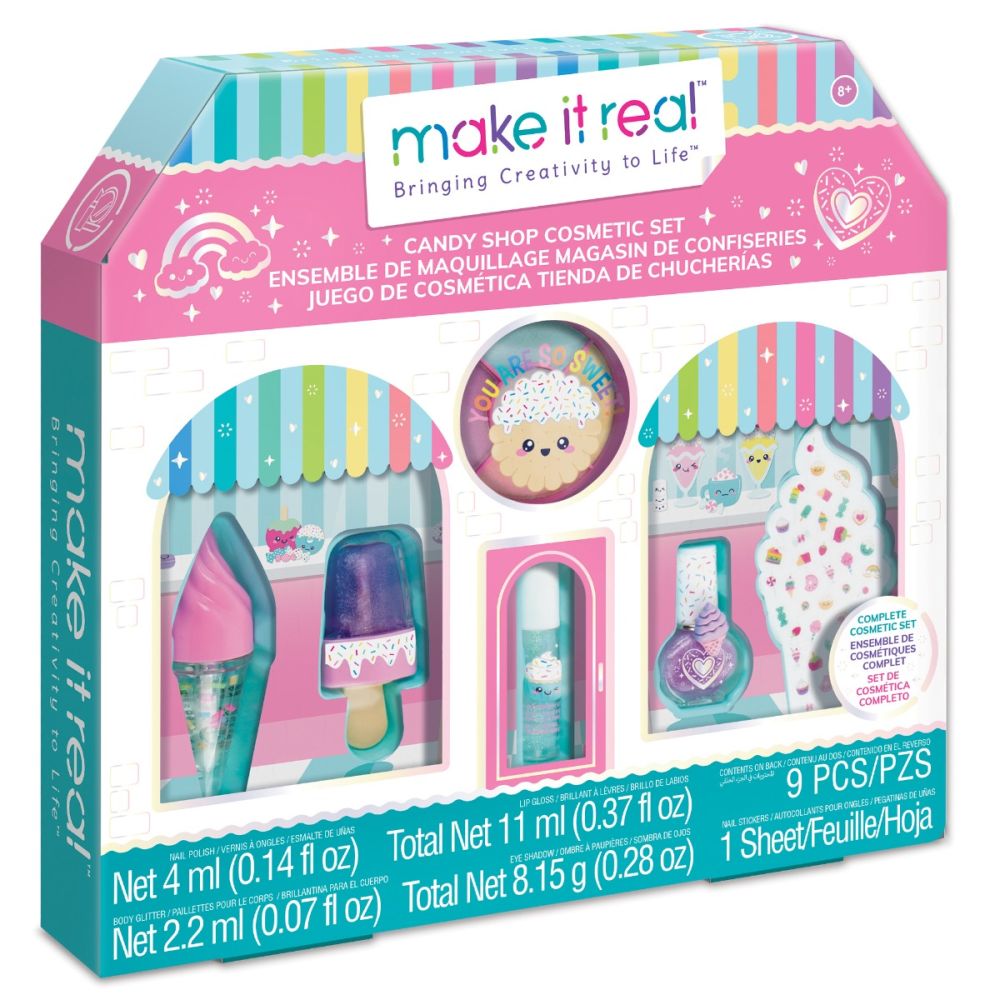 Комплект козметични продукти, Make It Real, Candy Shop, 9 части
