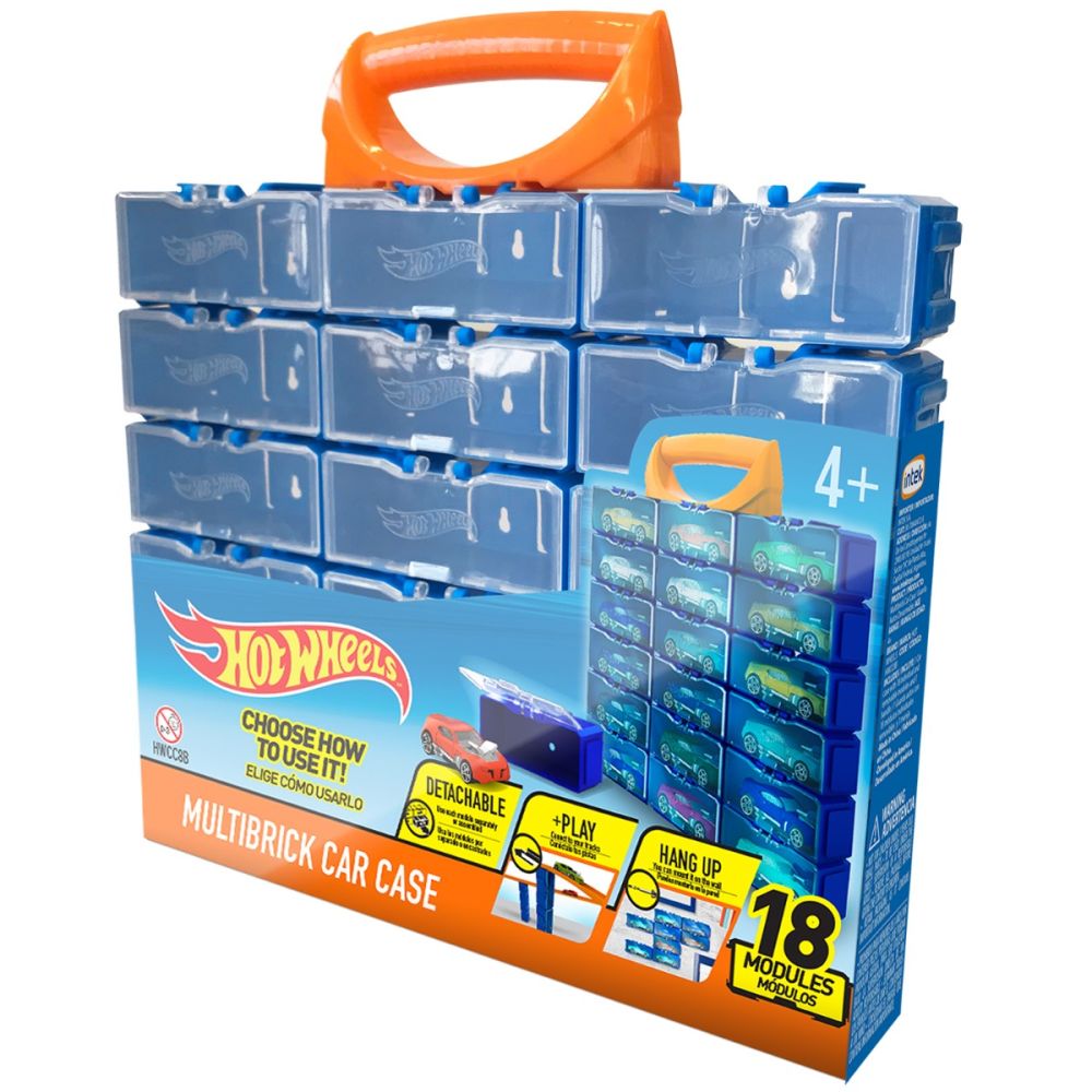 Кутия Multibrick за 18 колички, Hot Wheels