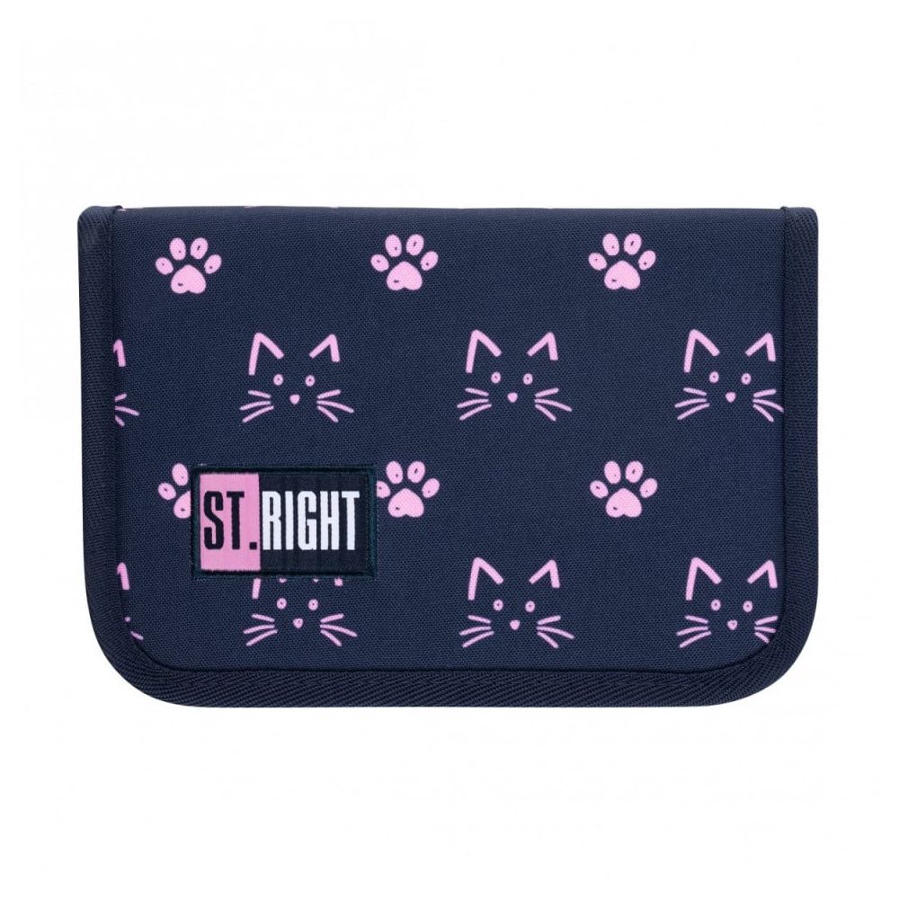 Необорудван моливник с 1 отделение и 2 удължения, St Majewski, St Right, Cats And Paws