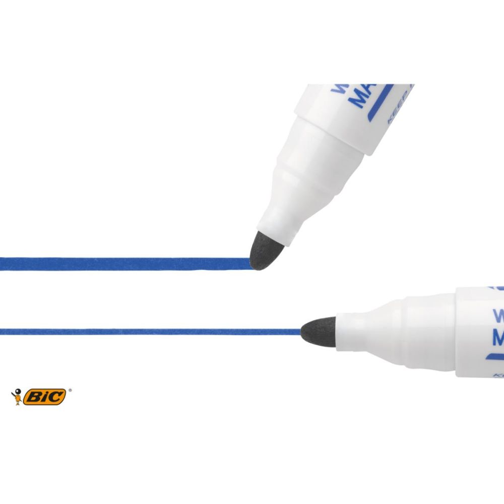 Комплект 4 маркера за бяла дъска, Bic, Velleda Ecolutions