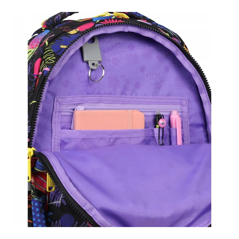 Раница с 3 отделения, Coolpack, Disney Stitch, Черна