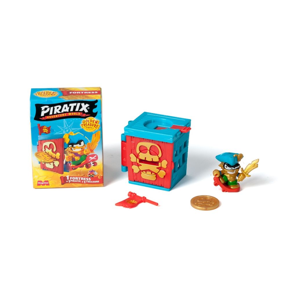 Комплект фигурки с крепост, Piratix, Golden Treasure