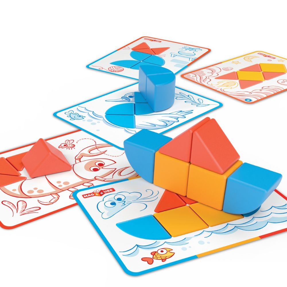 Строителна игра Geomag, Magnetic Magic Blocks, 16 части
