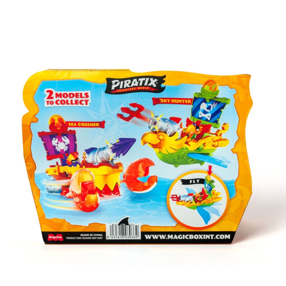 Комплект за игра с фигурка Captain Wings, Piratix, Nava Sky Hunter