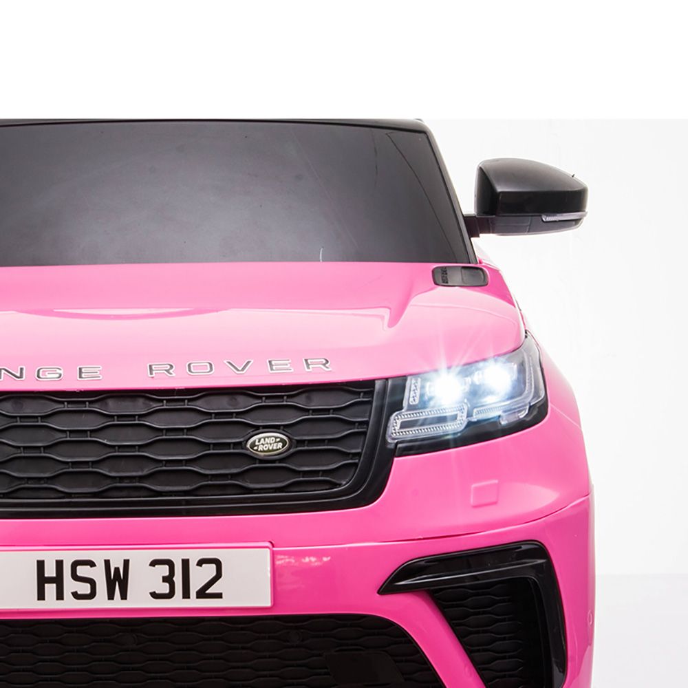 Електрическа количка, Range Rover Velar, 12V, Розова