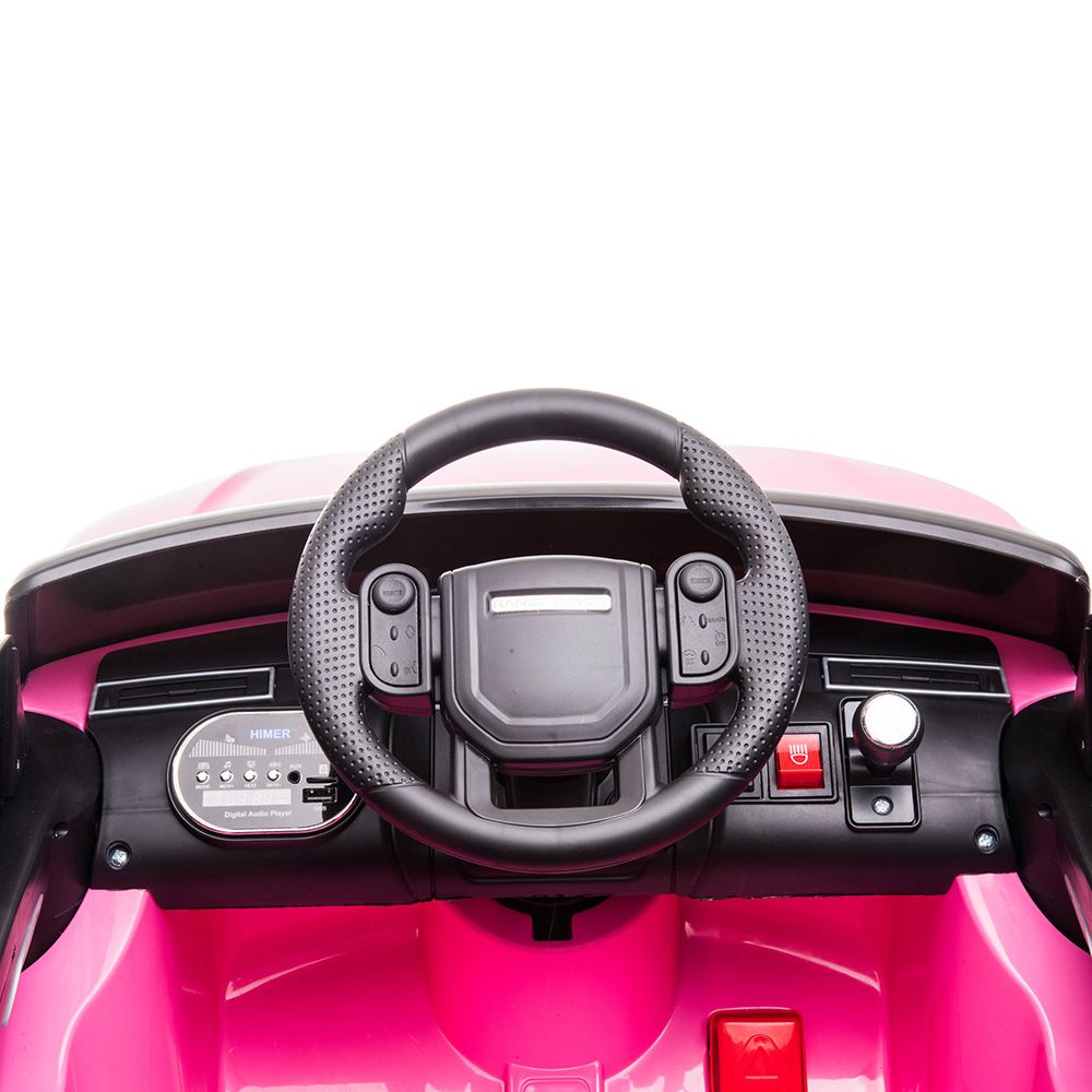 Електрическа количка, Range Rover Velar, 12V, Розова